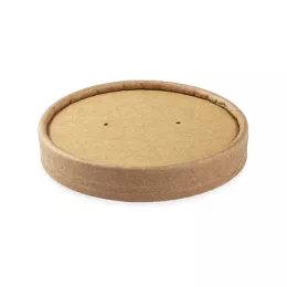 Couvercle kraft pour pot à soupe 750ml